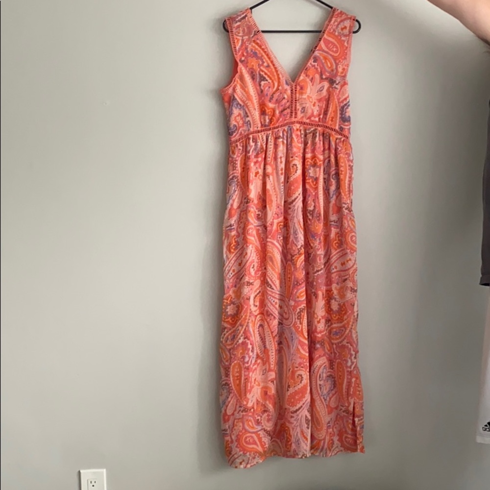 Sm or M Pink Paisley Dress Charlie Paige w/ tags